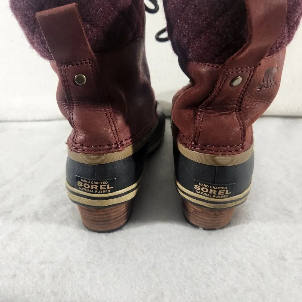 SOREL  Women's Slimpack II Lace SIZE 10  Waterproof Brown